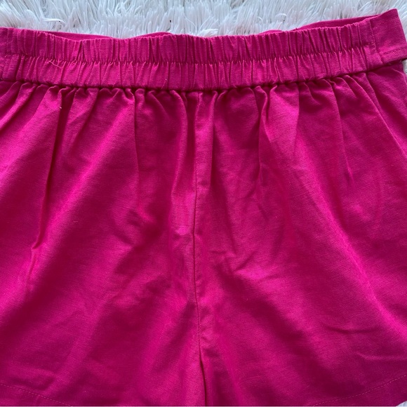 J. CREW • Linen Blend High Rise Front Tie Shorts size 4 - Picture 12 of 16